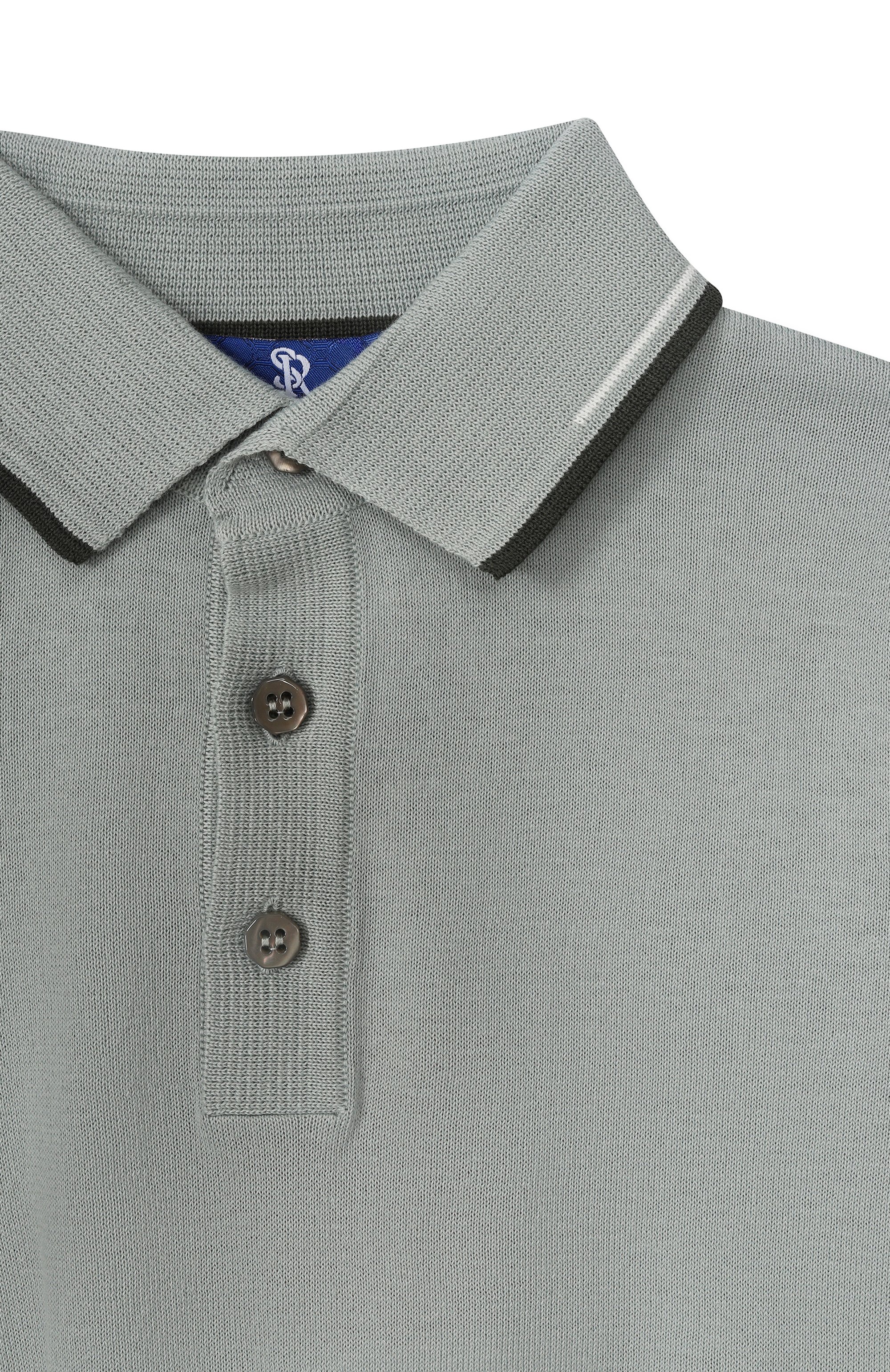 Хлопковое поло STEFANO RICCI JUNIOR, арт. KY13007P03/Y26131, фото 3