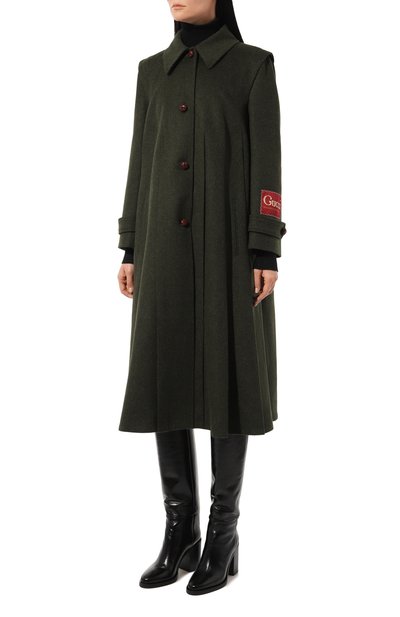 Шерстяное пальто GUCCI, арт. 619357 ZAEJU, фото 3