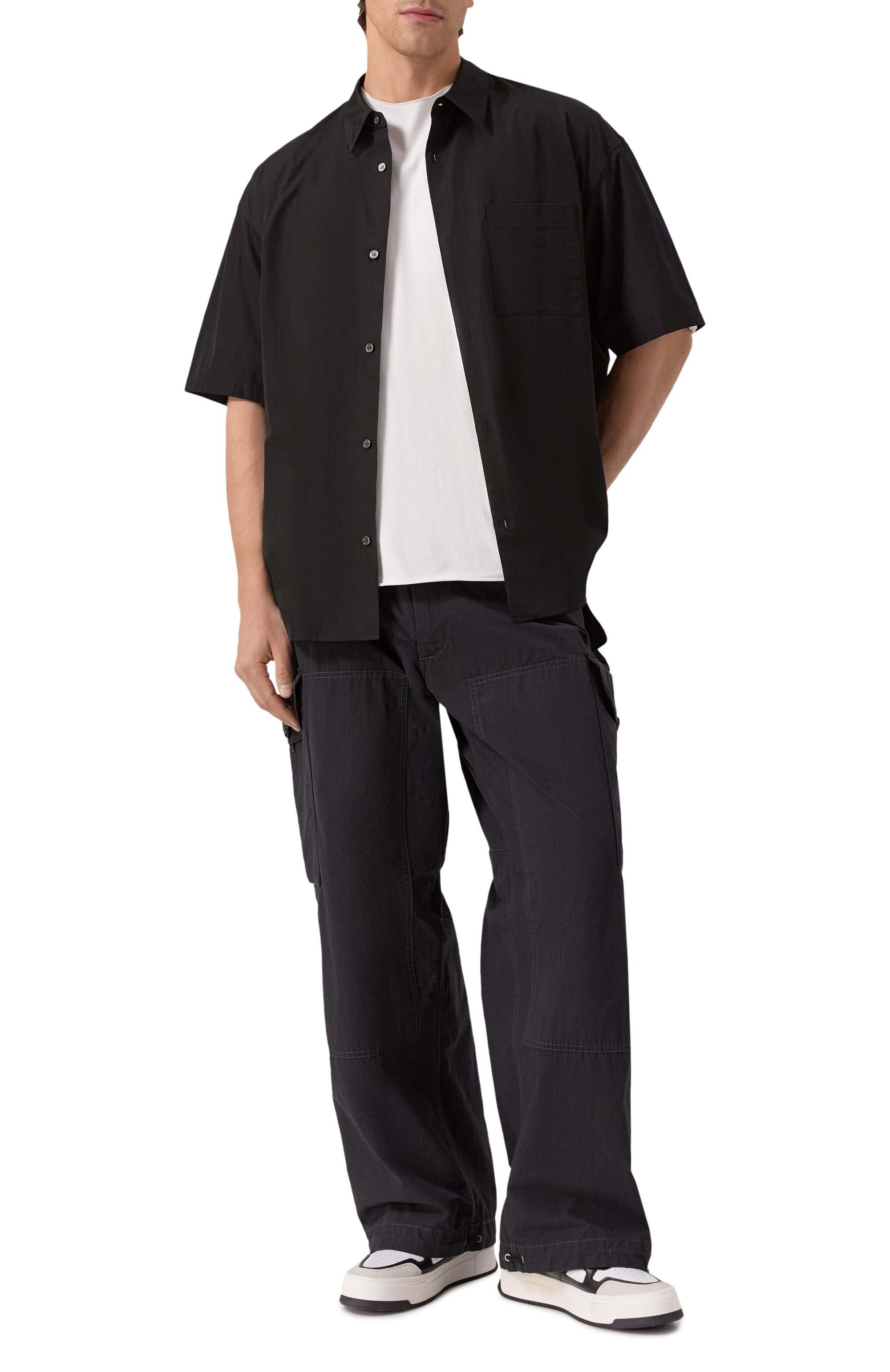 Хлопковая футболка ATTACHMENT, арт. AJ51-057, фото 2