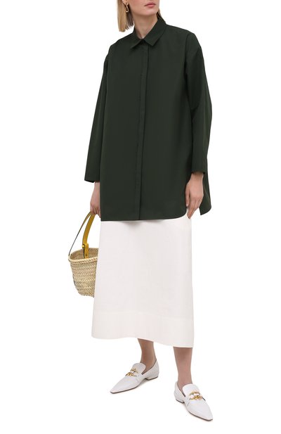 Хлопковая рубашка JIL SANDER, арт. JSWS606905-WS244200, фото 2