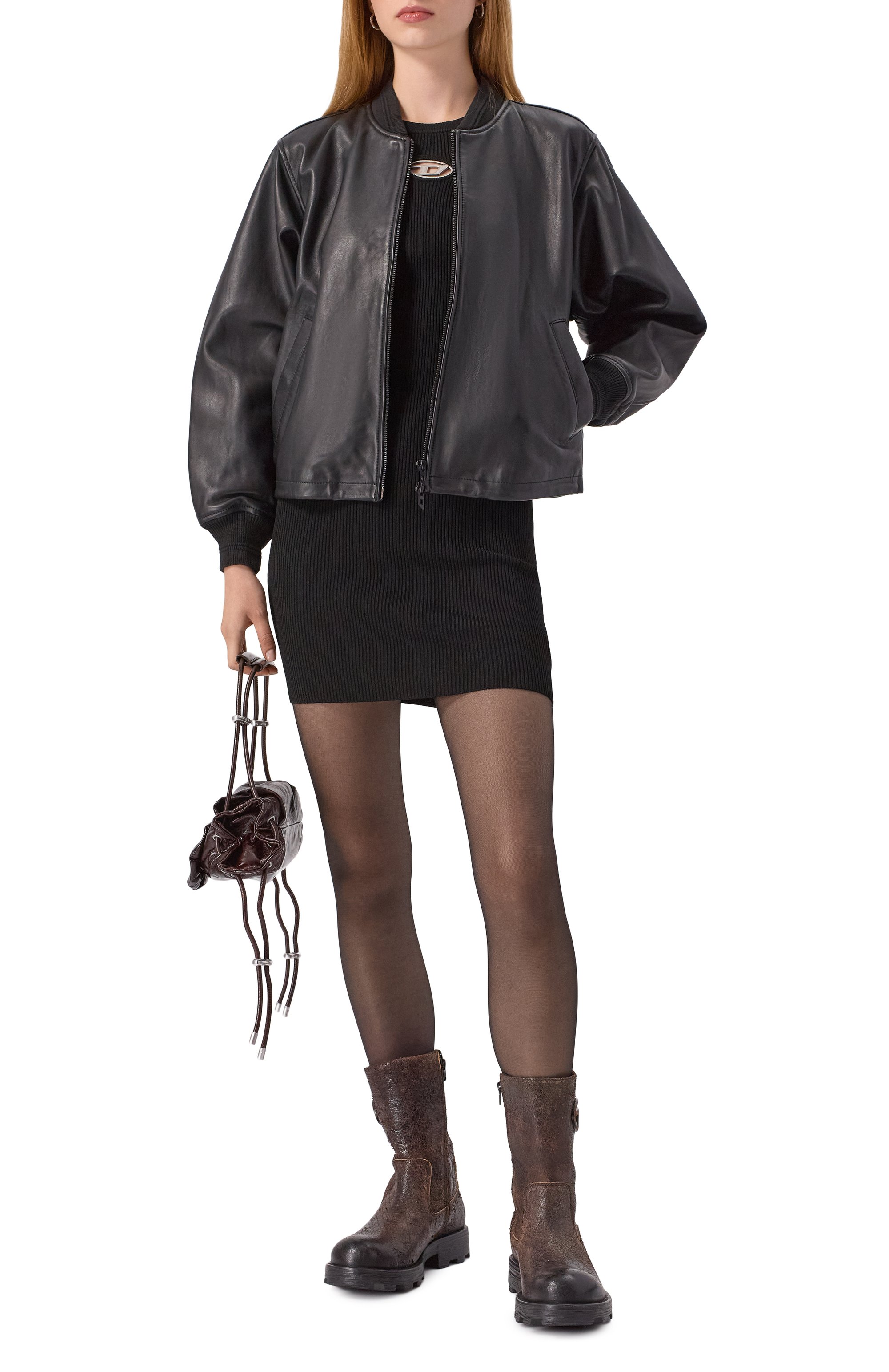 Кожаные полусапоги d-hammer DIESEL, арт. Y03692/P4084, фото 3