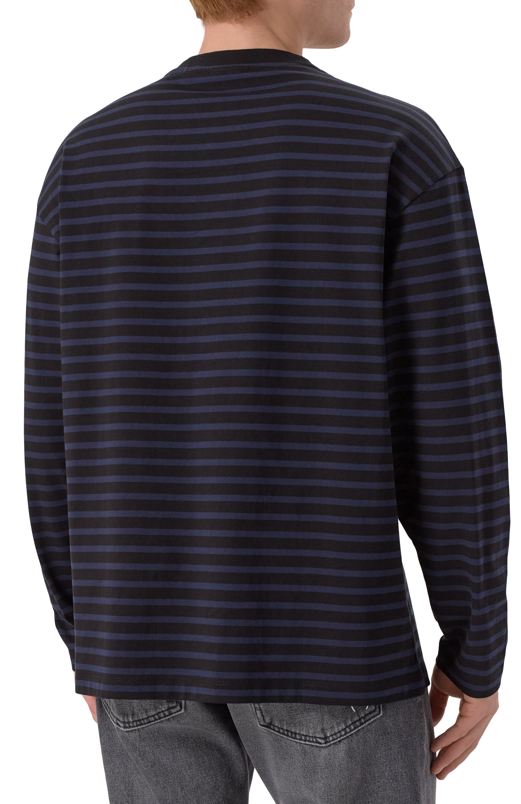 Хлопковый лонгслив HUGO BLUE, арт. 50543919, фото 4