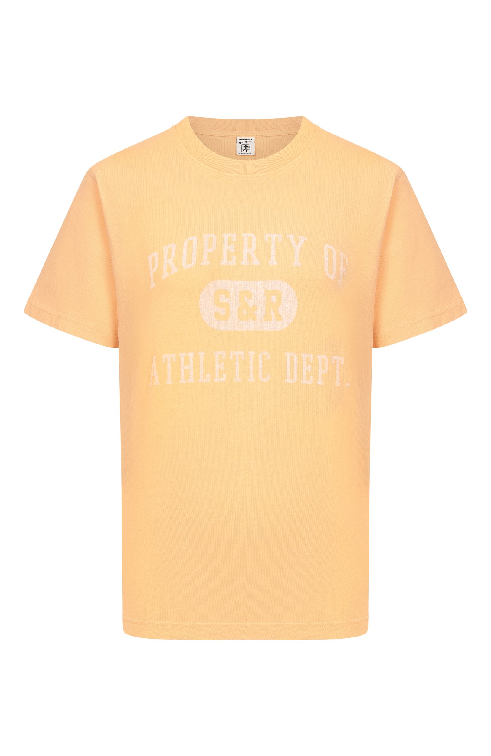 Хлопковая футболка SPORTY AND RICH, арт. T0120712268YE35, фото 1