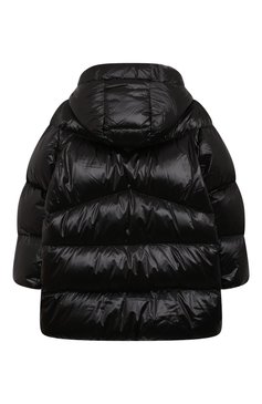 Детская пуховая куртка WOOLRICH черного цвета, арт. CFWKOU0420FRUT3085 | Фото 2 (Рукава: Длинные; Материал внешний: Синтетический материал; Материал сплава: Проставлено; Материал подклада: Синтетический материал; Драгоценные камни: Проставлено; Материал утеплителя: Пух и перо)