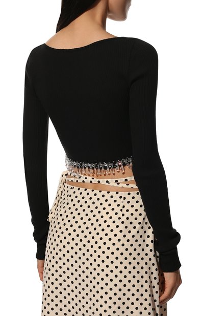 Хлопковый топ MIU MIU, арт. MT1745-10ON-F0002, фото 4