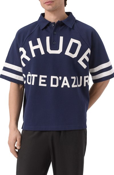 Хлопковое поло RHUDE, арт. RHPS25P002012, фото 3