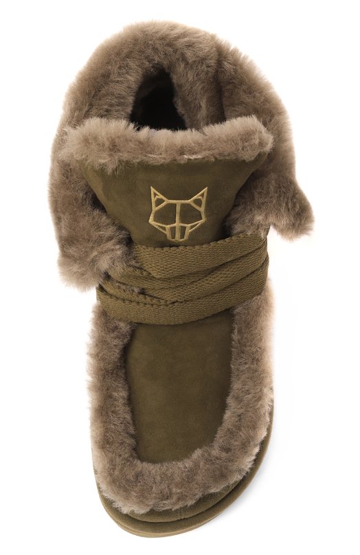 Замшевые ботинки Bambi Naked Wolfe BAMBI/FFSUE Хаки  BAMBI/FFSUE Фото 6