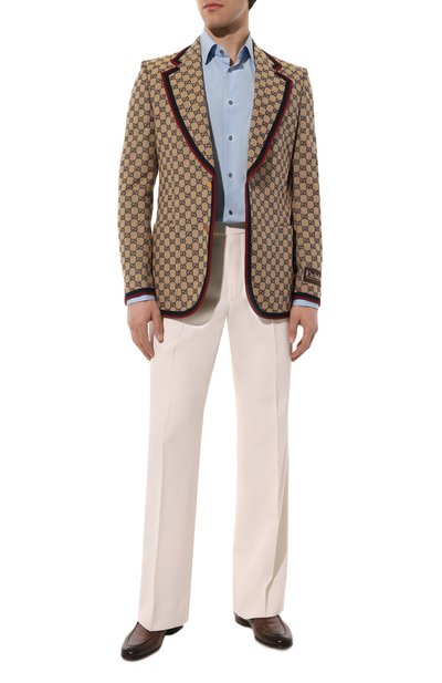 Хлопковый пиджак GUCCI, арт. 654922 ZKU09, фото 2