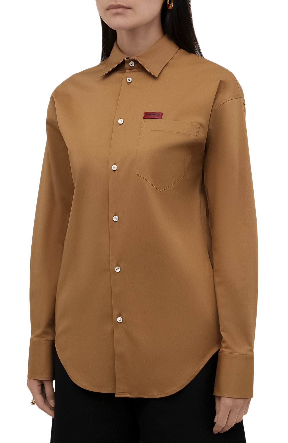 Хлопковая рубашка DSQUARED2, арт. S75DL0784/S35175, фото 3
