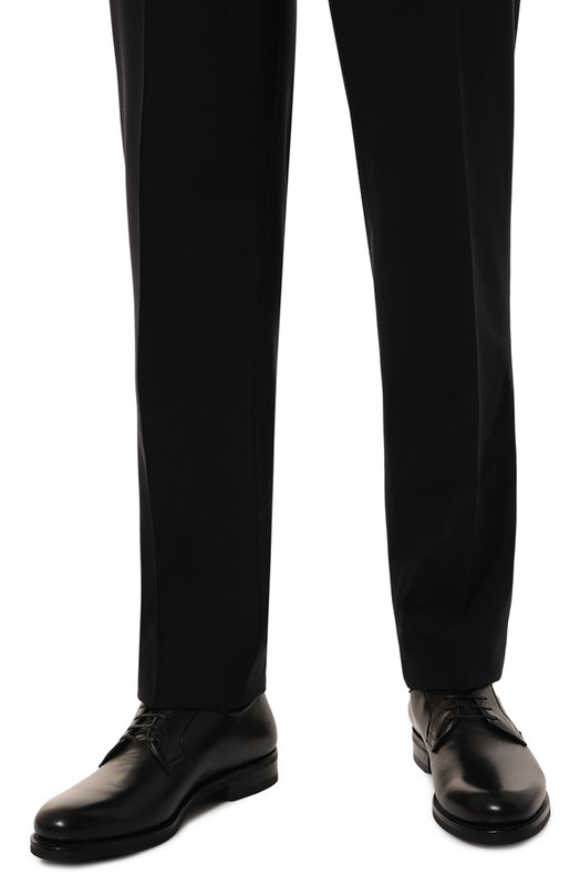 Кожаные дерби Rubeus Milano Чёрный, фото 3