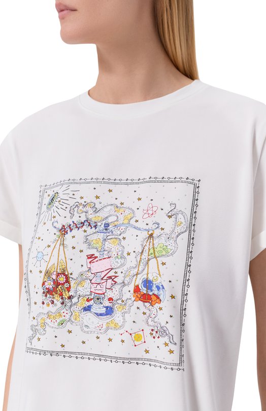 Хлопковая футболка Seven Lab CTR1.01.100.257.166 Белый  CTR1.01.100.257.166 Фото 5