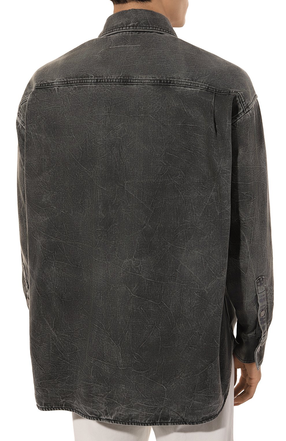 Джинсовая рубашка MM6, арт. SH0DT0015/M30011, фото 4