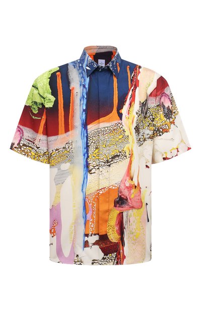 Шелковая рубашка BERLUTI, арт. R19HCS35-003, фото 1