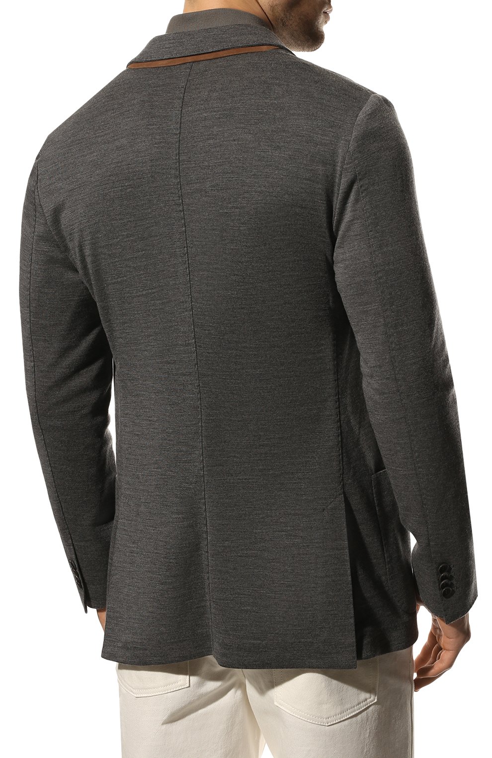 Шерстяной пиджак LORO PIANA, арт. FAI7802, фото 4