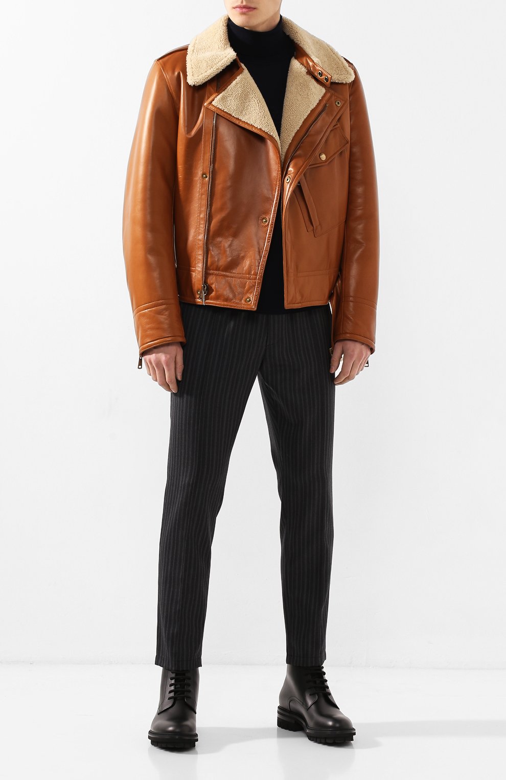 Кожаные ботинки DSQUARED2, арт. ABM0025 01500001, фото 2