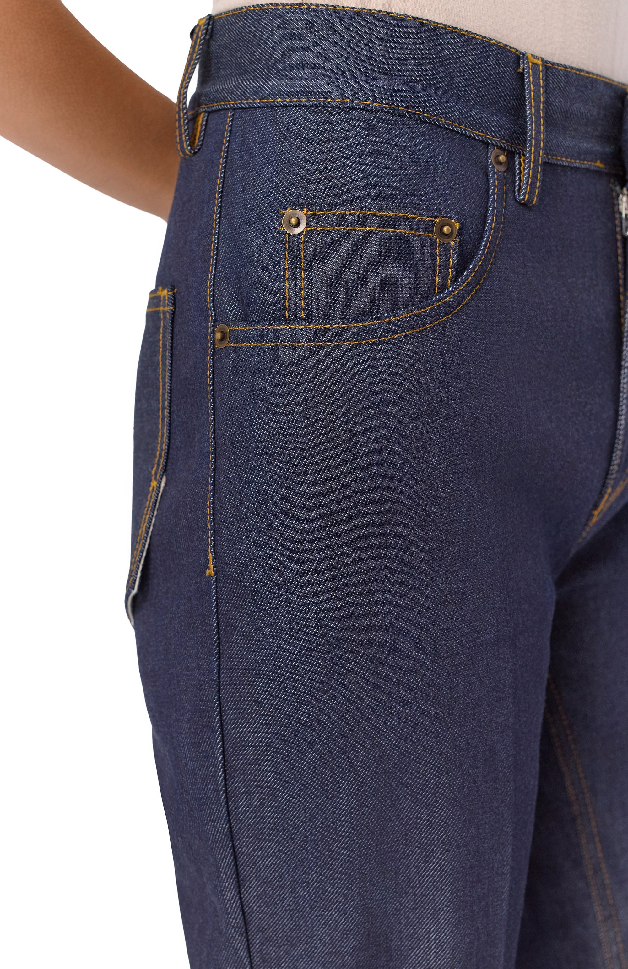 Джинсы PETAR PETROV синего цвета по цене 72450 руб., арт. F25DP3/DENIM, фото 5 Джинсы PETAR PETROV, арт. F25DP3/DENIM, фото 5