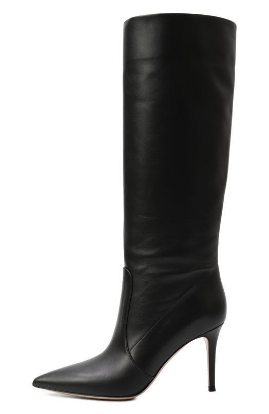 Кожаные сапоги Hansen 85 Gianvito Rossi G80626.85RIC.VGINER0 Чёрный  G80626.85RIC.VGINER0 Фото 4