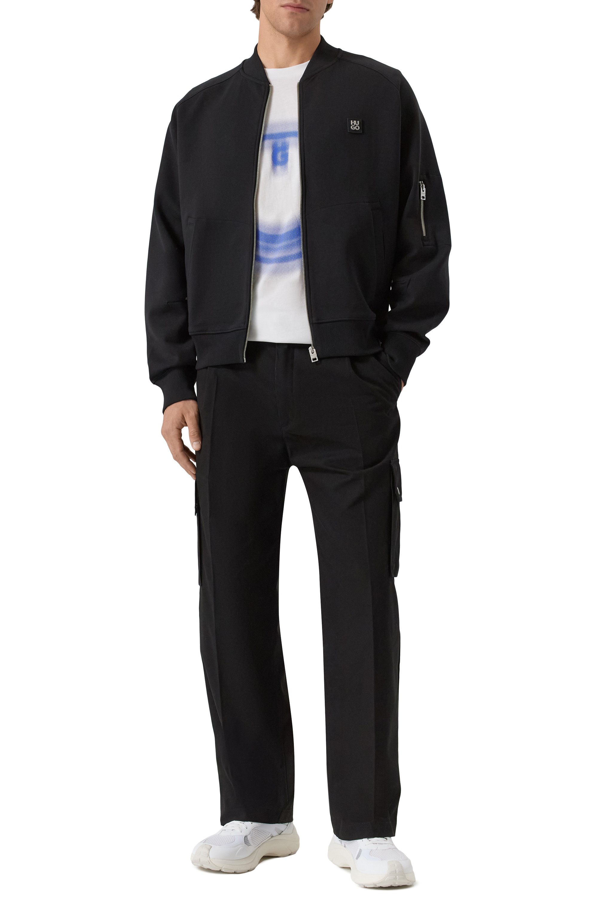 Хлопковая футболка HUGO BLUE, арт. 50543493, фото 2