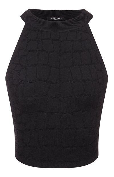 Женский топ из вискозы BALMAIN, арт. FF0AB027/KJ14