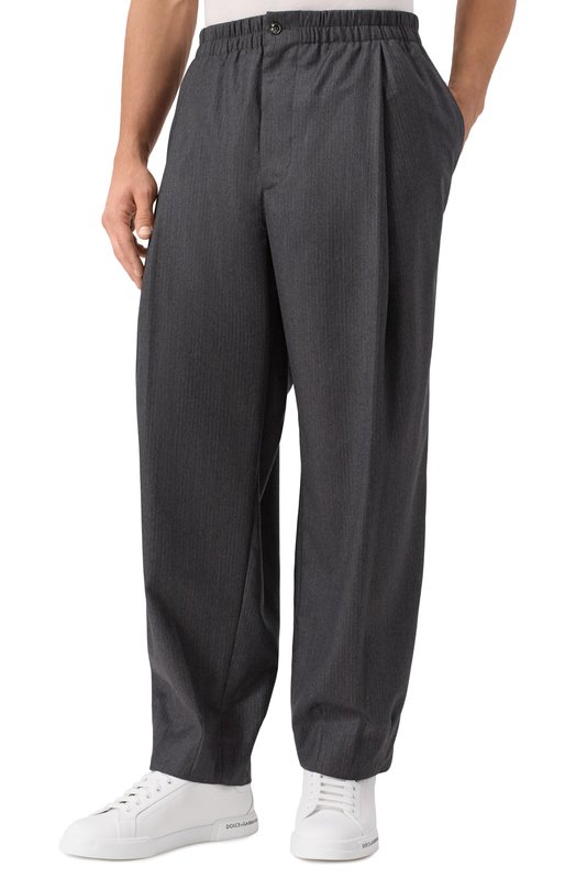 Шерстяные брюки Giorgio Armani GM002253/TE17957 Серый  GM002253/TE17957 Фото 3