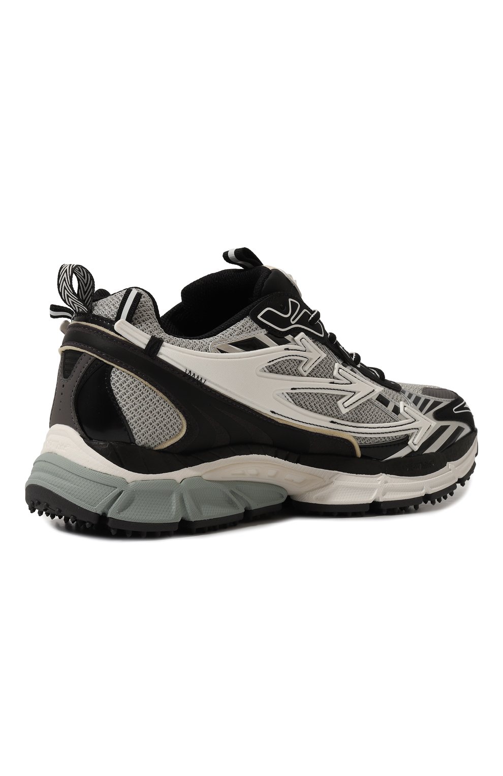 Комбинированные кроссовки be right back OFF-WHITE, арт. 0MIA295C99FAB001, фото 5