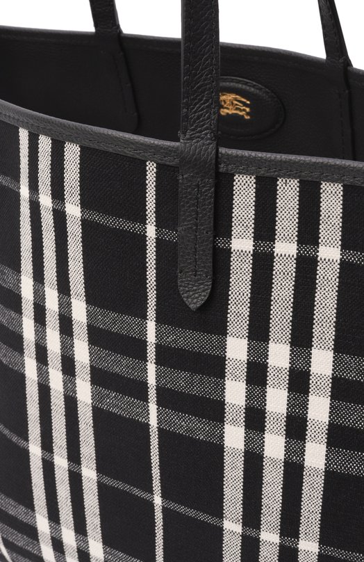 Двусторонняя сумка Bloomsbury medium Burberry 8119606 Чёрно-белый  8119606 Фото 6