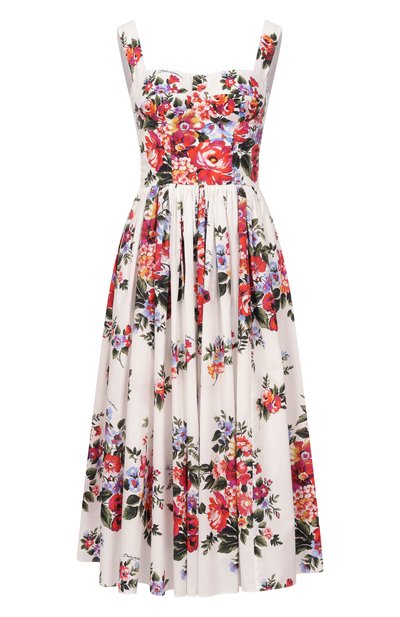 Женское хлопковое платье DOLCE & GABBANA, арт. F6TTGT/HS5UU