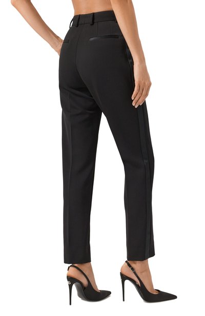 Брюки из шерсти и шелка DOLCE & GABBANA, арт. FTAM0T/FU21E, фото 4