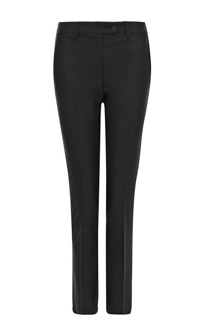 Женские укороченные шерстяные брюки прямого кроя KITON, арт. D38103K01P03