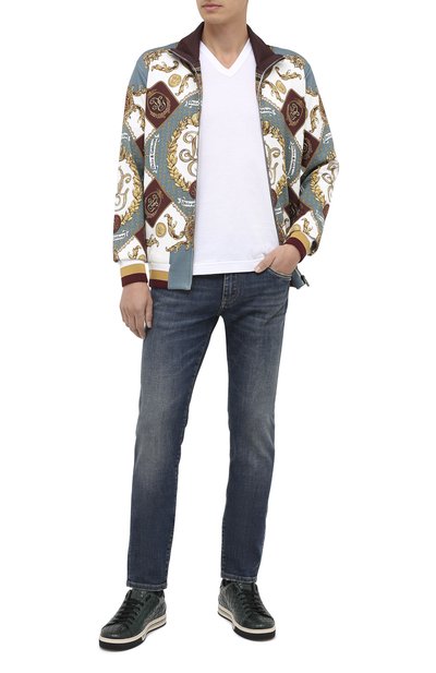 Хлопковый бомбер DOLCE & GABBANA, арт. I9495M/HI7FE, фото 2