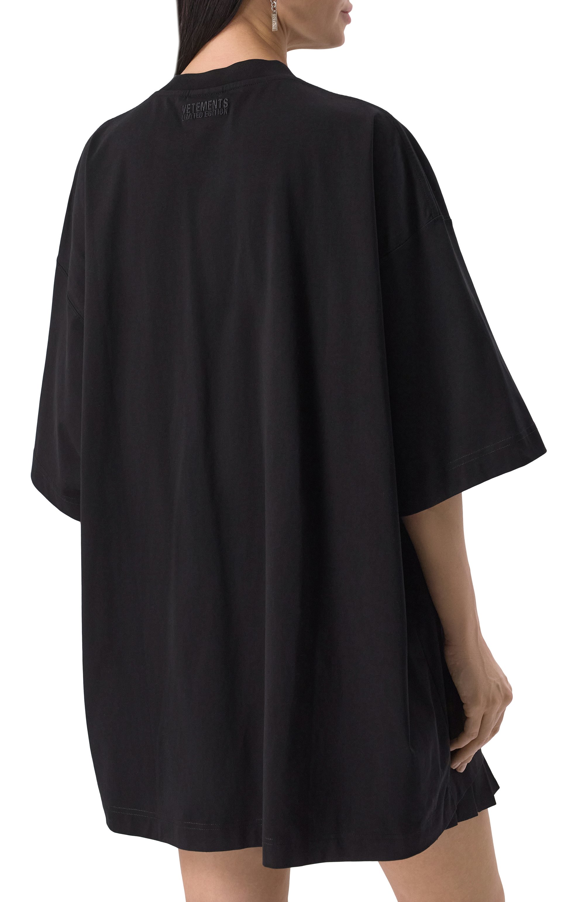 Хлопковая футболка VETEMENTS, арт. UA66TR605BW, фото 4