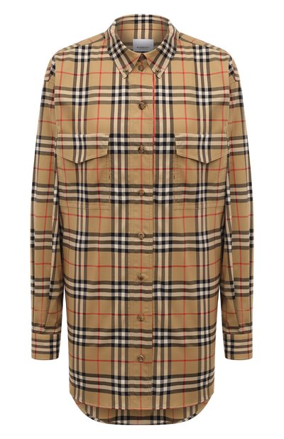Хлопковая рубашка BURBERRY, арт. 8083146, фото 1