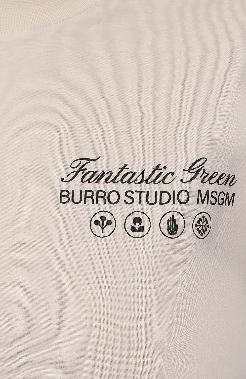 Хлопковая футболка MSGM, арт. 3746MM03/247791, фото 5
