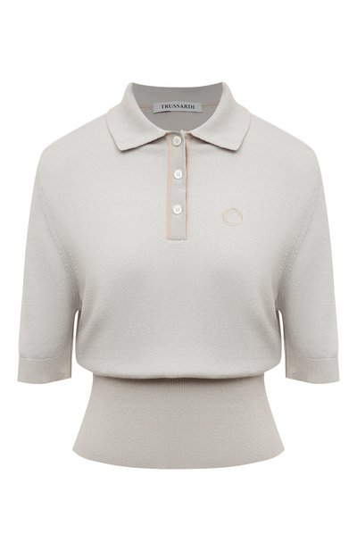 Женское хлопковое поло TRUSSARDI, арт. 56M00605-0F000670