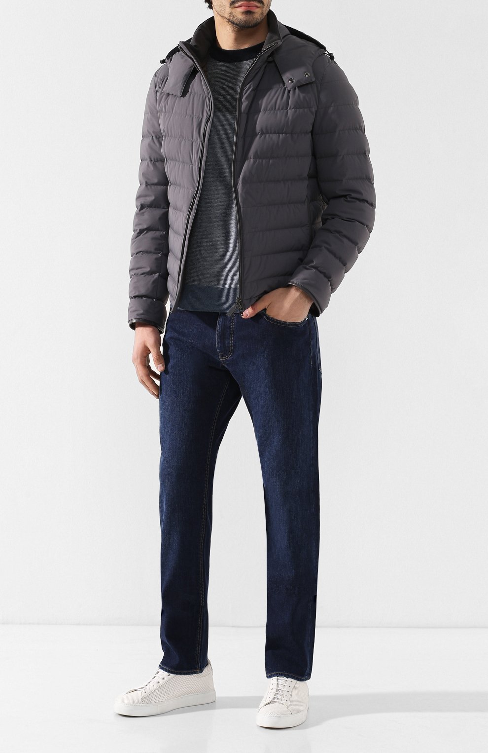 Джинсы с потертостями BOSS, арт. 50399937, фото 2