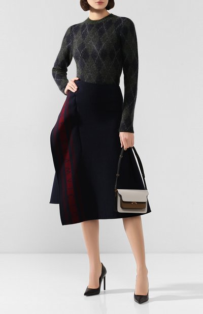 Свитер VICTORIA BECKHAM темно-серого цвета по цене 119000 руб., арт. JU KNT 71101, фото 2 Свитер VICTORIA BECKHAM, арт. JU KNT 71101, фото 2