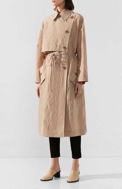 Хлопковый тренч ACNE STUDIOS, арт. A90229/W, фото 3
