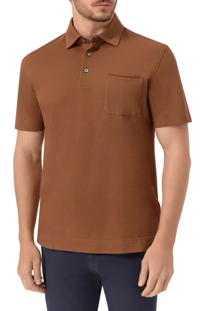 Хлопковое поло ZEGNA, арт. F752/UF392A9, фото 3