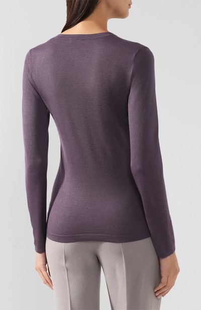 Пуловер из смеси кашемира и шелка BRUNELLO CUCINELLI, арт. M13800002, фото 4