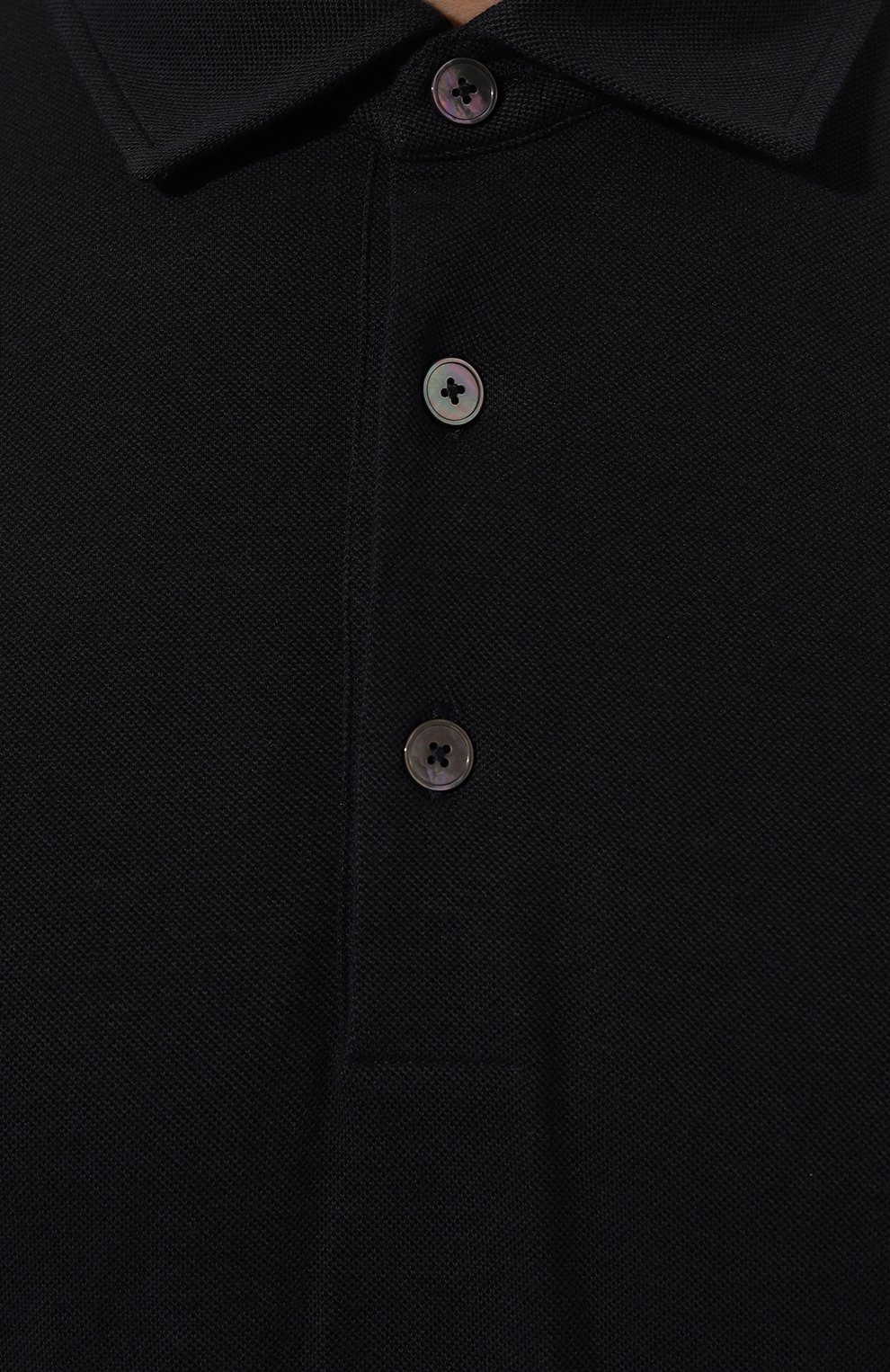 Поло из хлопка и шелка ZEGNA, арт. E8319A5/B773, фото 5