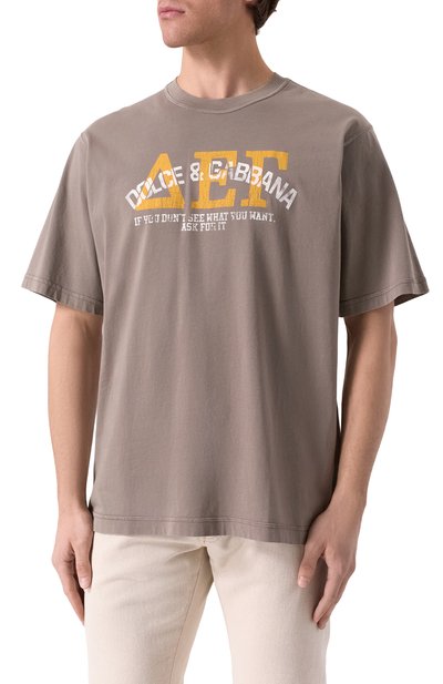 Хлопковая футболка DOLCE & GABBANA, арт. G8PN9T/G7NSS, фото 3