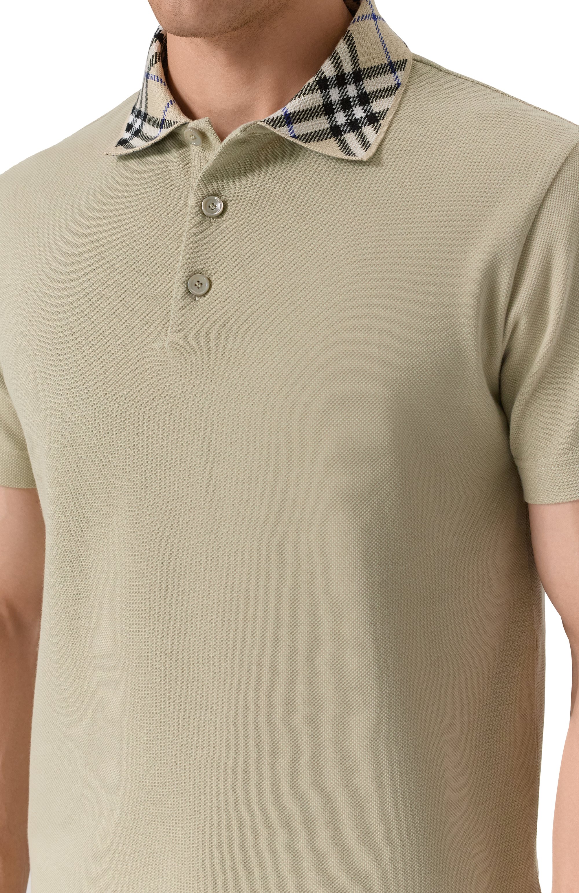 Хлопковое поло BURBERRY, арт. 8103866, фото 5