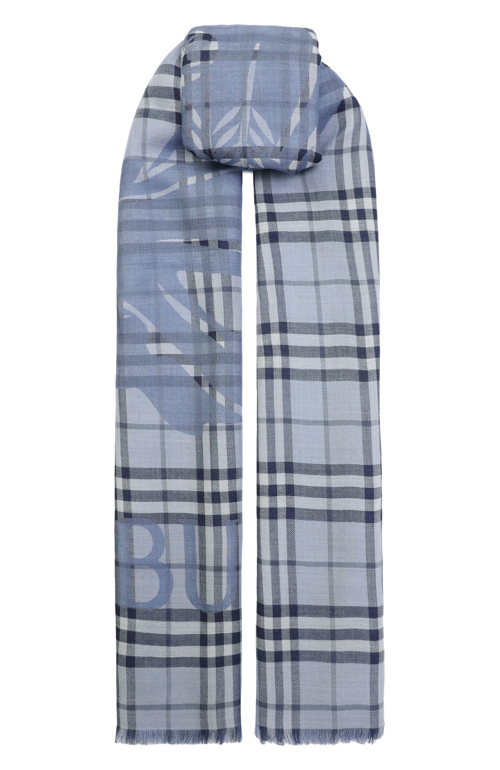 Шарф из шерсти и шелка BURBERRY, арт. 8127309, фото 1
