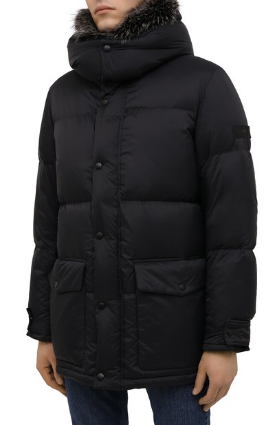 Пуховик с меховой отделкой YVES SALOMON, арт. 22WHV03383M08W, фото 3