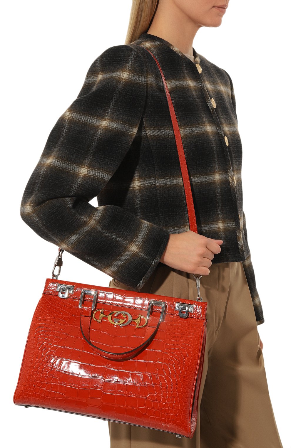 Сумка gucci zumi из кожи аллигатора GUCCI, арт. 564714 EV40Z, фото 2