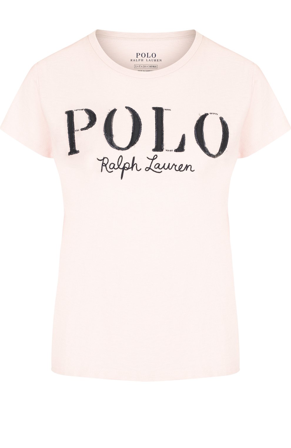 Хлопковая футболка с круглым вырезом и логотипом бренда POLO RALPH LAUREN, арт. 211719204, фото 1