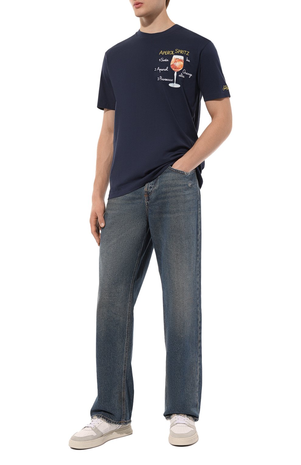 Хлопковая футболка MC2 SAINT BARTH, арт. STBM TSHIRT MAN/TSHM001/02203B, фото 2