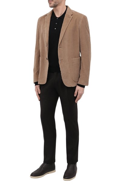 Кожаные ботинки open walk LORO PIANA, арт. FAI3276, фото 2