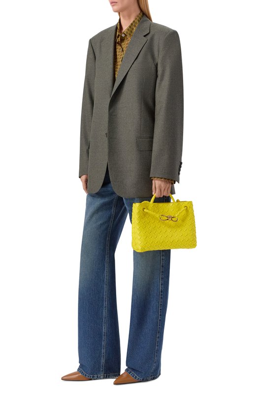 Сумка Andiamo small Bottega Veneta 766014/VCPP1 Жёлтый  766014/VCPP1 Фото 7