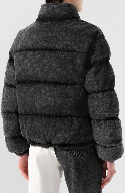 Джинсовый пуховик ALEXANDER WANG темно-серого цвета по цене 52150 руб., арт. 4D992343DL, фото 4 Джинсовый пуховик ALEXANDER WANG, арт. 4D992343DL, фото 4